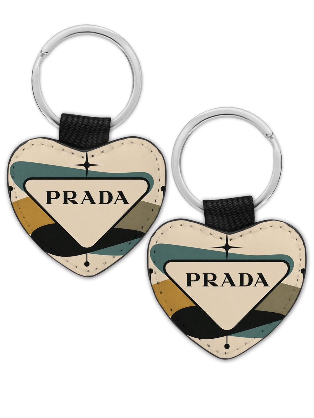 HANDMADE FASHION Heart Keychain
